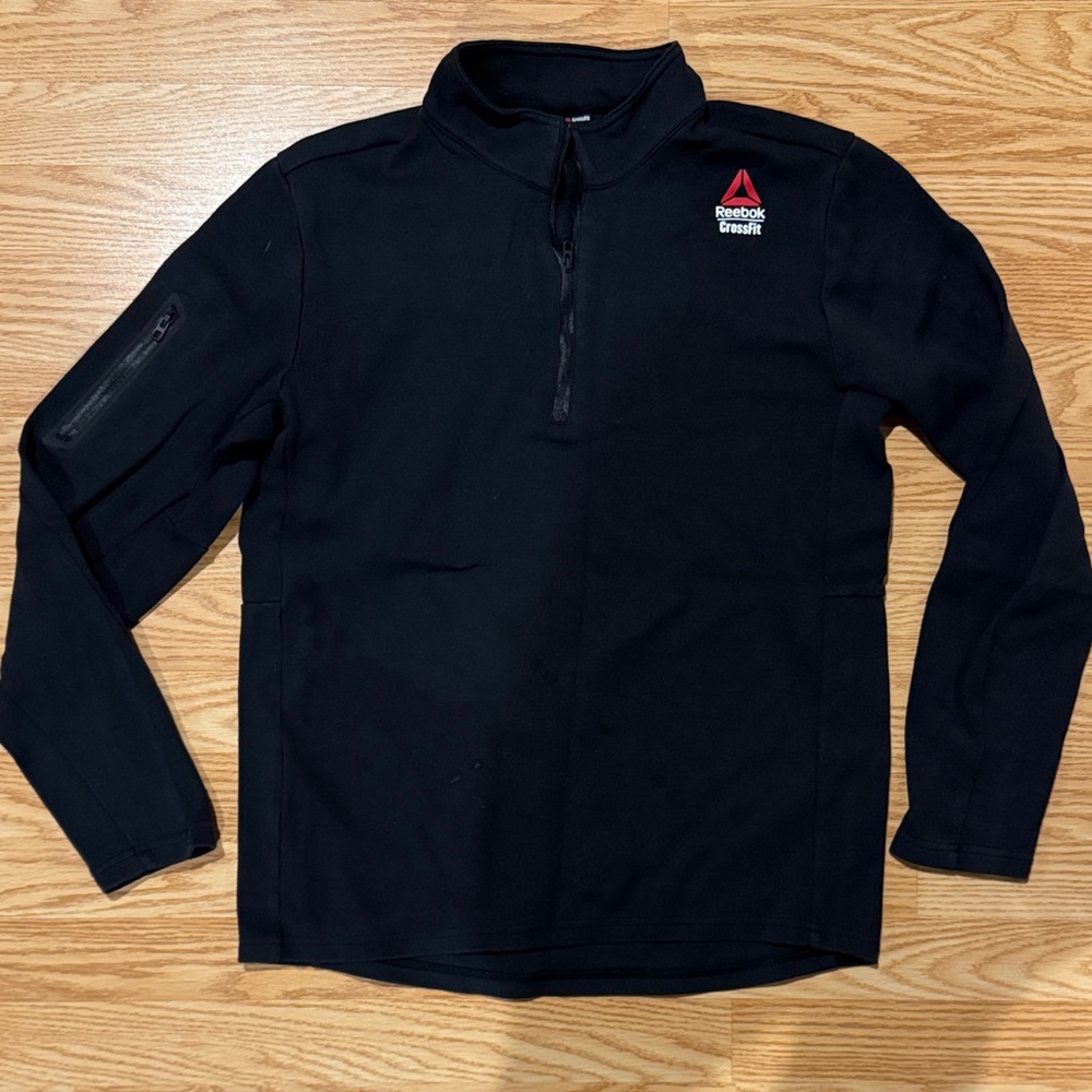 Reebok CrossFit Black Quarter-Zip Sweatshirt